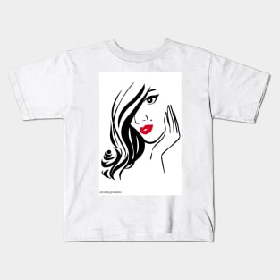 Thinking beauty Kids T-Shirt